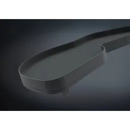 Borsa da fianco angolare LeMans con imbottitura PURE ANTRACITE