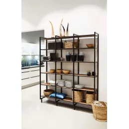 Sistema di scaffali YouK / Nero
