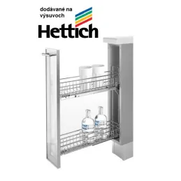 Cestello estraibile con chiusura ammortizzata INOXA HETTICH - 1104 / cromato