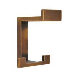 Appendiabiti OMEGA S / Ottone spazzolato