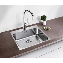 Lavello in acciaio inox Blanco SUPRA 400-IF/A