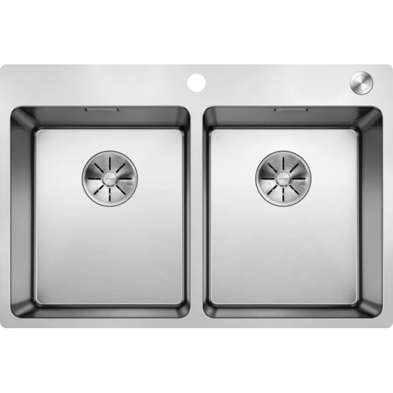 Lavello in acciaio inox Blanco ANDANO 500-IF/A / PushControl