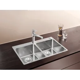 Lavello in acciaio inox Blanco ANDANO 500-IF/A / PushControl