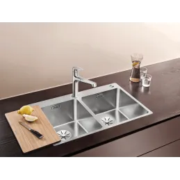 Lavello in acciaio inox Blanco ANDANO 500-IF/A / PushControl