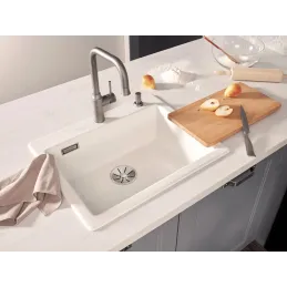 Lavello in ceramica Blanco PALONA 6 / con asta di comando