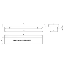 Griglia di ventilazione MILENIUM / Oro