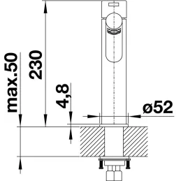 Miscelatore Blanco TRIMA / cromato