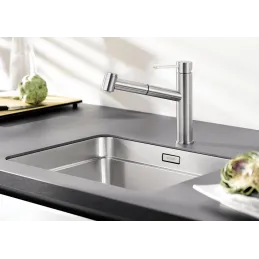 Miscelatore Blanco AMBIS / acciaio inox lucido