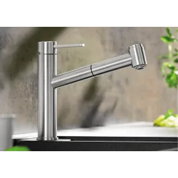 Miscelatore Blanco AMBIS / acciaio inox lucido