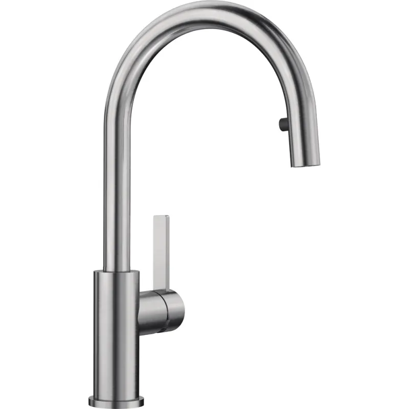 Rubinetto BLANCO CANDOR S / acciaio inox lucido / doccetta