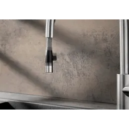 Rubinetto BLANCO CANDOR S / acciaio inox lucido / doccetta