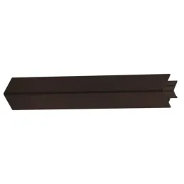 Giunto angolare per zoccolo da cucina 90° / Nero opaco