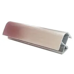 Raccordo angolare per zoccolo da cucina in plastica / Acciaio inox satinato