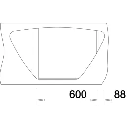 Set lavello in acciaio inox Blanco TIPO 9 E + rubinetto DARAS