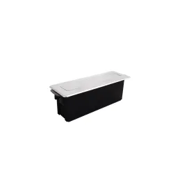 Presa elettrica estraibile HOPBOX FRENCH / Alluminio spazzolato