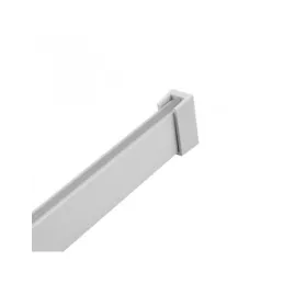 Set di terminali per barra appendiabiti LED / Grigio