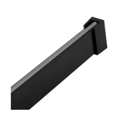 Barra appendiabiti SLIM per striscia LED con copertura / Nero