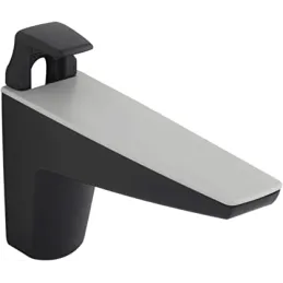 Supporto per mensola VERDES / Nero opaco – coppia