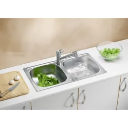 Lavello inox Alveus BASIC 160 - Ø 90