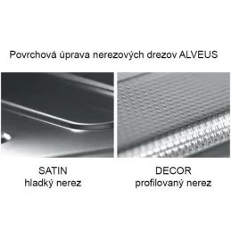 Lavello in acciaio inox Alveus LINE 60