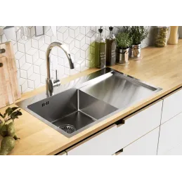 Lavello in acciaio inox Alveus QUARTO 30
