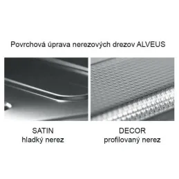 Lavello in acciaio inox Alveus LINE 10