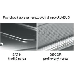 Lavello in acciaio inox Alveus LINE 50