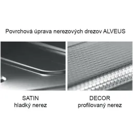 Lavello in acciaio inox Alveus ZOOM 30