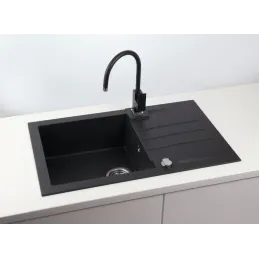 Set lavello in granito Alveus ROCK 130 + rubinetto SIROS Granit