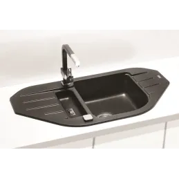 Set lavello in granito Alveus NIAGARA 60 + miscelatore SIROS Granit