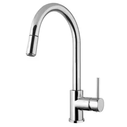 Miscelatore Alveus VELA - P / cromato / doccetta