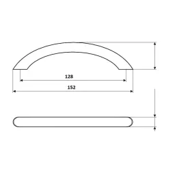 Maniglia SIMPLE / Cromo lucido