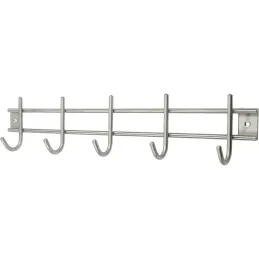 Set di appendiabiti da parete ONTARIO 5 / Acciaio inox
