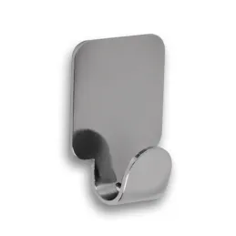 Gancio adesivo QUADRO / Cromo lucido