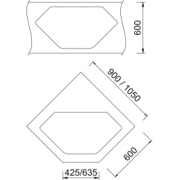 Lavello in gres Sinks NAIKY 980