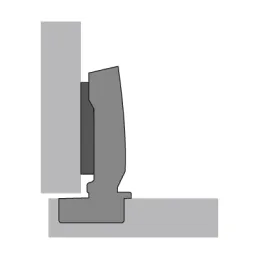 Cerniera con ammortizzatore integrato a 110° SENSYS / Silent system