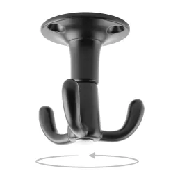 Appendino girevole TWISTER / Nero opaco