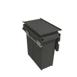 Pattumiera estraibile 300 mm - 1x40 L con attacchi per ante / Antracite