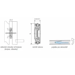 Cestello estraibile Komfort Bianco / Guide estraibili con cuscinetti, senza ammortizzazione