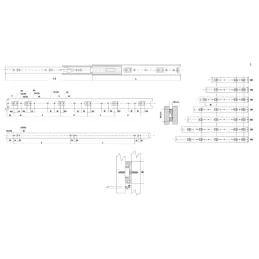 Cestello estraibile Komfort Bianco / Guide estraibili con cuscinetti e chiusura ammortizzata