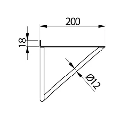 Reggimensola HAIRPIN / Nero