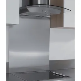 Paraschizzi in vetro per piano cottura / Bianco RAL 9003