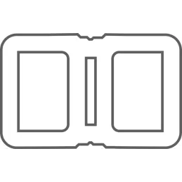 Travetto di supporto per WPC ProFi Deck / Nero