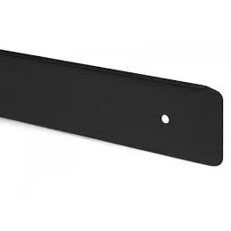 Profilo terminale per piano di lavoro da 38 mm / Nero