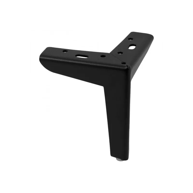 Piedino per mobili LAMBDA / Nero opaco