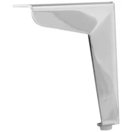 Piedino per mobili LAMBDA / Cromo lucido