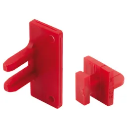 Set di 2 maniglie per profilo maniglia PARMA / Nero opaco