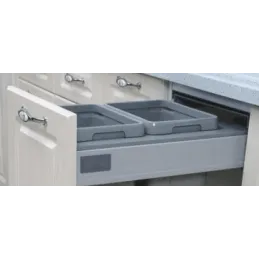 Cestino estraibile INTERBIN 600 / Grigio