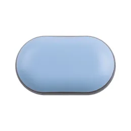 Scivolo adesivo ovale in teflon, grigio / 10 pezzi
