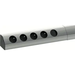 Multipresa da incasso Bachmann Casia 4x 230V / Acciaio inox